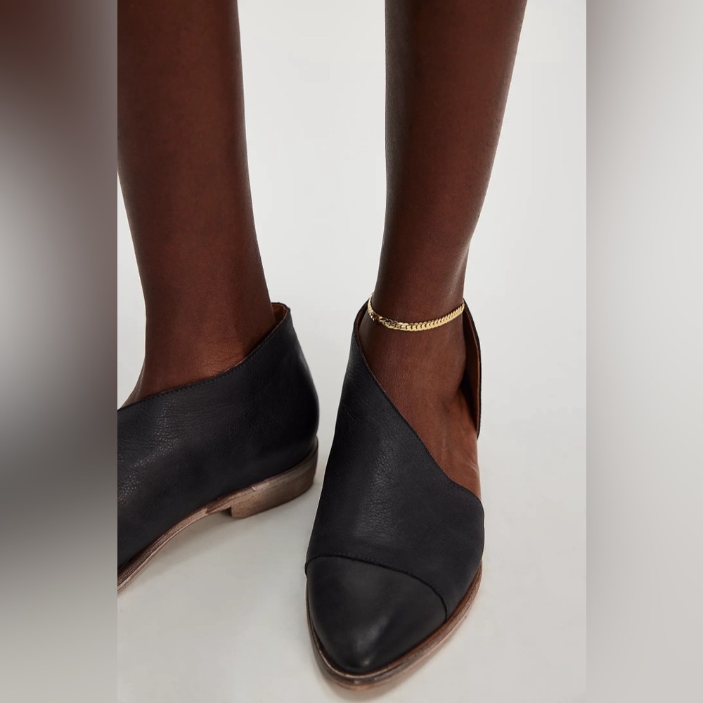 Free People Royale Flat Leather Shoes (New in Box/Unworn)